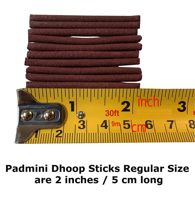 Padmini Dhoop Sticks - 12 Boxes of 10 Sticks Each - 2inch Regular Small Size - Image 2